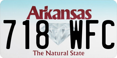 AR license plate 718WFC