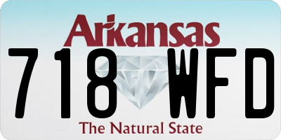 AR license plate 718WFD