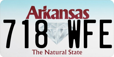 AR license plate 718WFE
