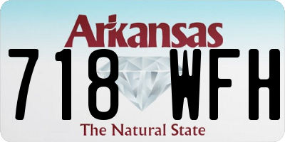 AR license plate 718WFH