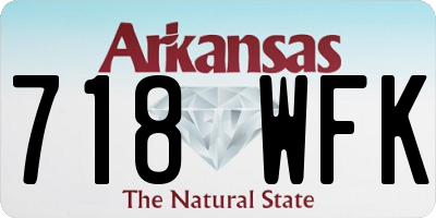 AR license plate 718WFK
