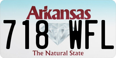 AR license plate 718WFL