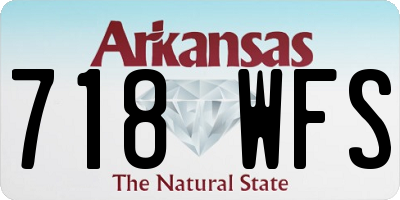 AR license plate 718WFS