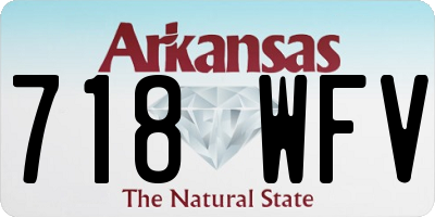 AR license plate 718WFV