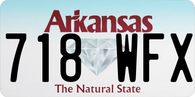 AR license plate 718WFX