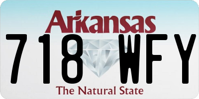AR license plate 718WFY