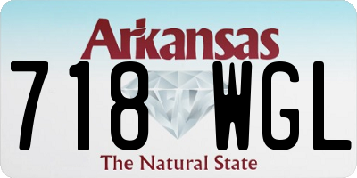 AR license plate 718WGL