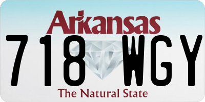 AR license plate 718WGY