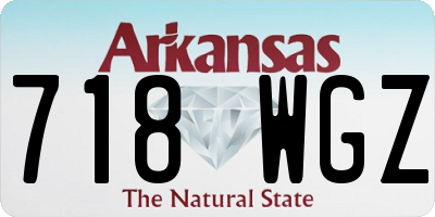 AR license plate 718WGZ