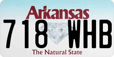 AR license plate 718WHB
