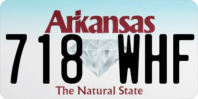 AR license plate 718WHF