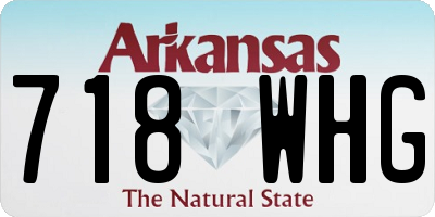 AR license plate 718WHG
