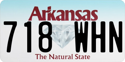 AR license plate 718WHN