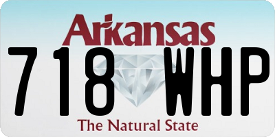 AR license plate 718WHP