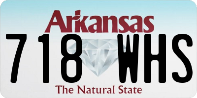 AR license plate 718WHS