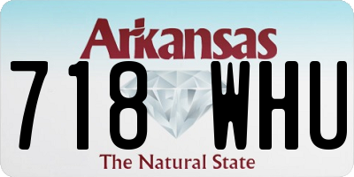 AR license plate 718WHU