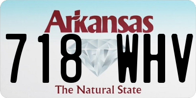 AR license plate 718WHV