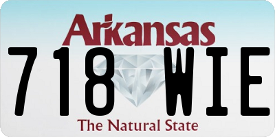 AR license plate 718WIE