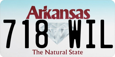 AR license plate 718WIL