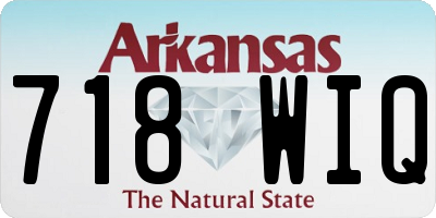 AR license plate 718WIQ