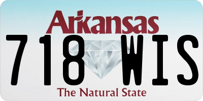 AR license plate 718WIS