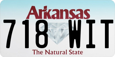 AR license plate 718WIT