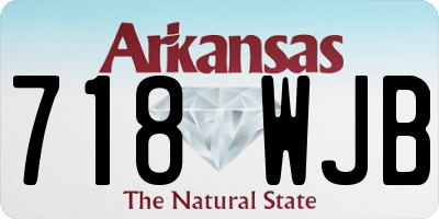 AR license plate 718WJB