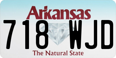 AR license plate 718WJD