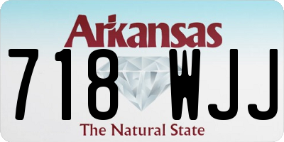 AR license plate 718WJJ