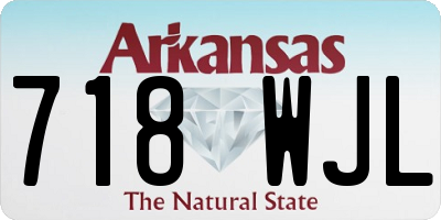 AR license plate 718WJL