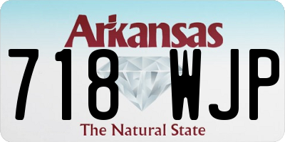 AR license plate 718WJP