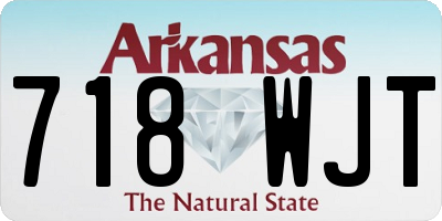 AR license plate 718WJT