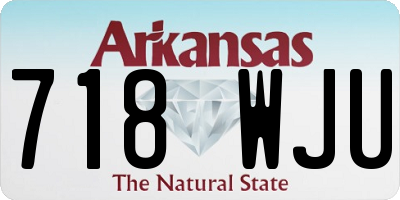 AR license plate 718WJU