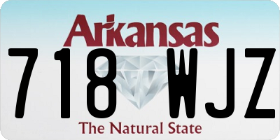 AR license plate 718WJZ