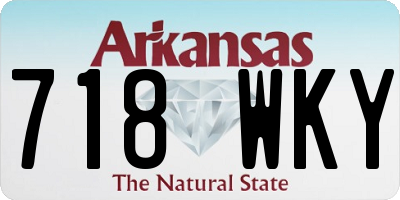 AR license plate 718WKY