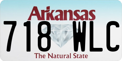 AR license plate 718WLC