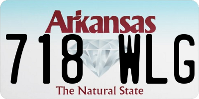 AR license plate 718WLG