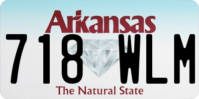 AR license plate 718WLM