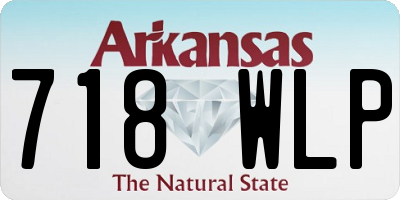 AR license plate 718WLP