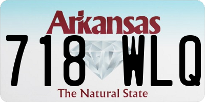 AR license plate 718WLQ
