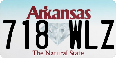 AR license plate 718WLZ