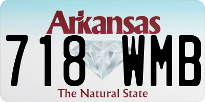 AR license plate 718WMB