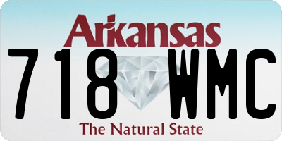AR license plate 718WMC