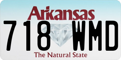 AR license plate 718WMD