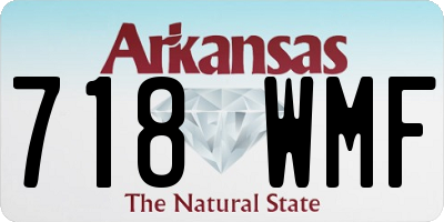 AR license plate 718WMF