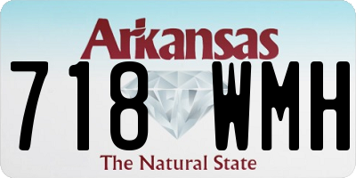 AR license plate 718WMH