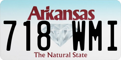 AR license plate 718WMI