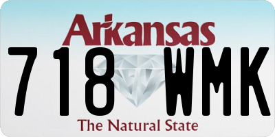 AR license plate 718WMK
