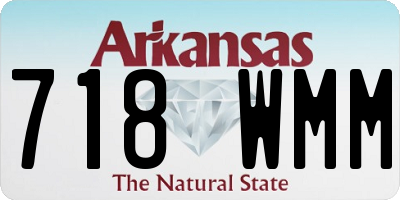 AR license plate 718WMM