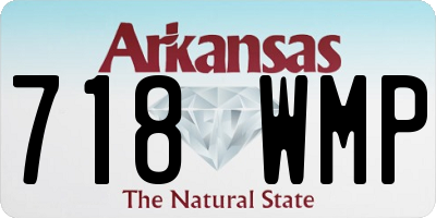 AR license plate 718WMP